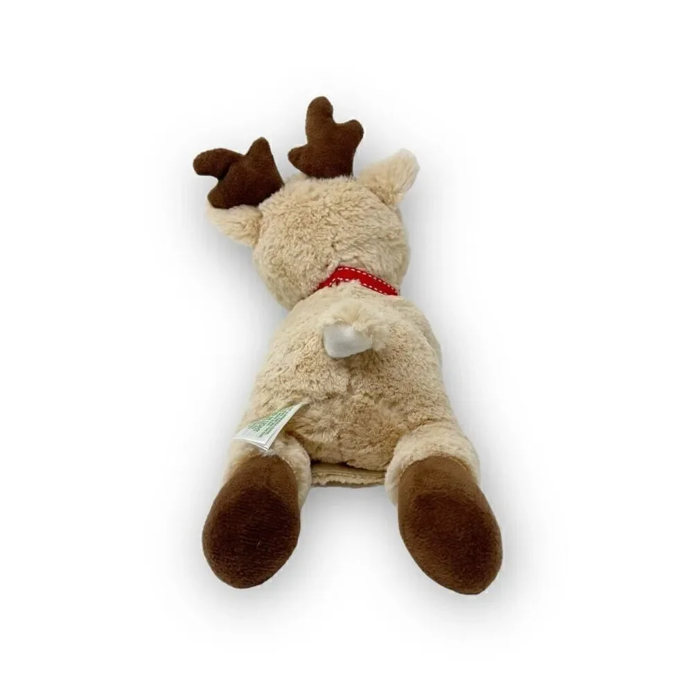 Holiday Lane Animated Plush Reindeer Antlers Head Tail Sings Jingle Bell Rock